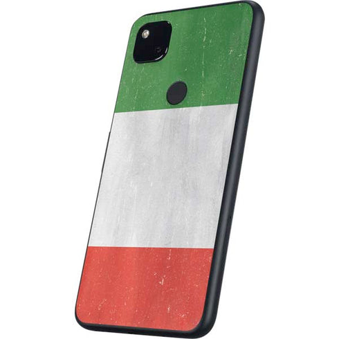 Italy Flag Distressed Google Pixel 4a Skin
